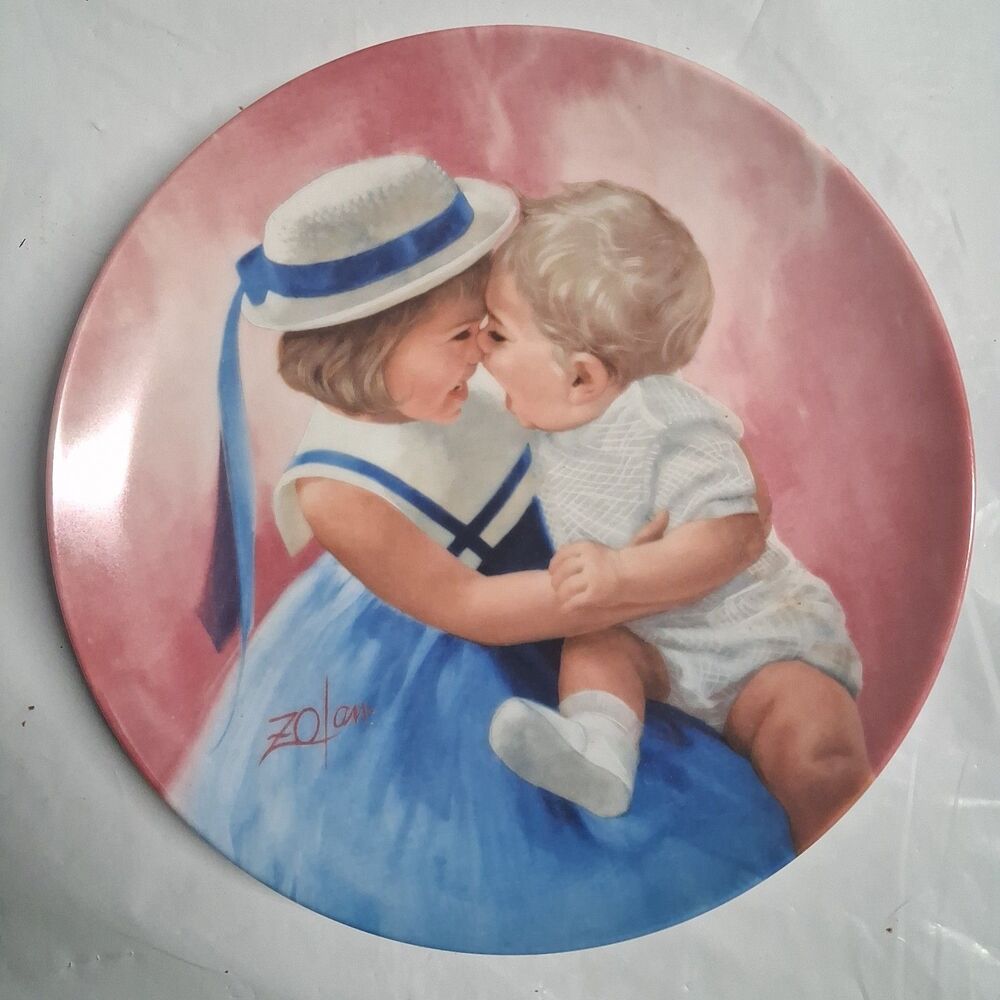 Donald Zolan's 1988 " Mother's Angels " Collector Plate